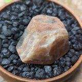 Black Hematitic Sunstone Faceted Gem~CRBHSG07